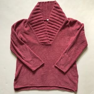 J JILL ROSE PINK PULLOVER SWEATER MEDIUM